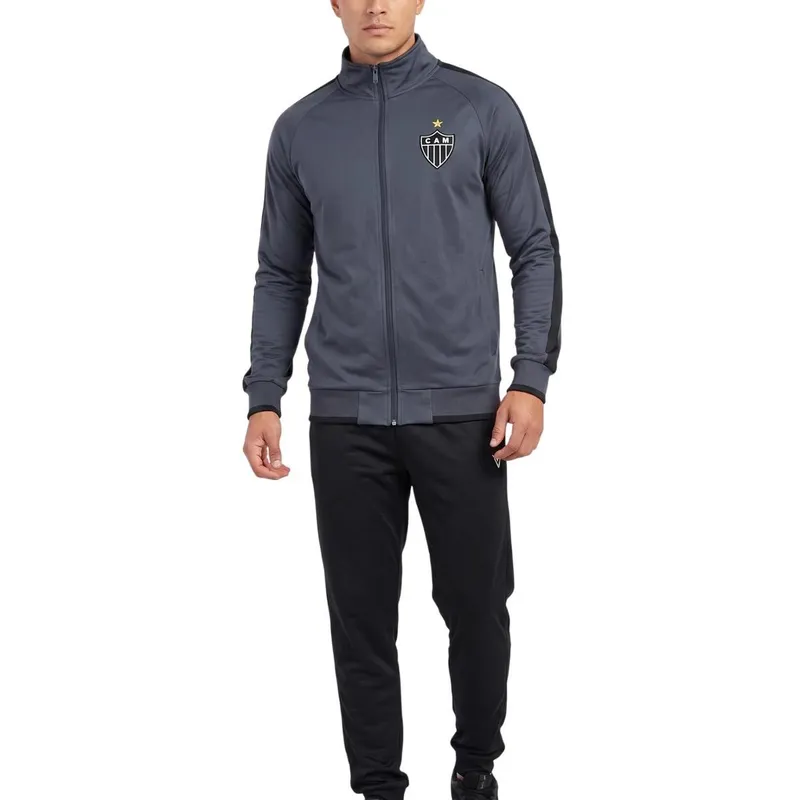 AGASALHO MASCULINO ATLÉTICO MINEIRO CHUMBO/PRETO