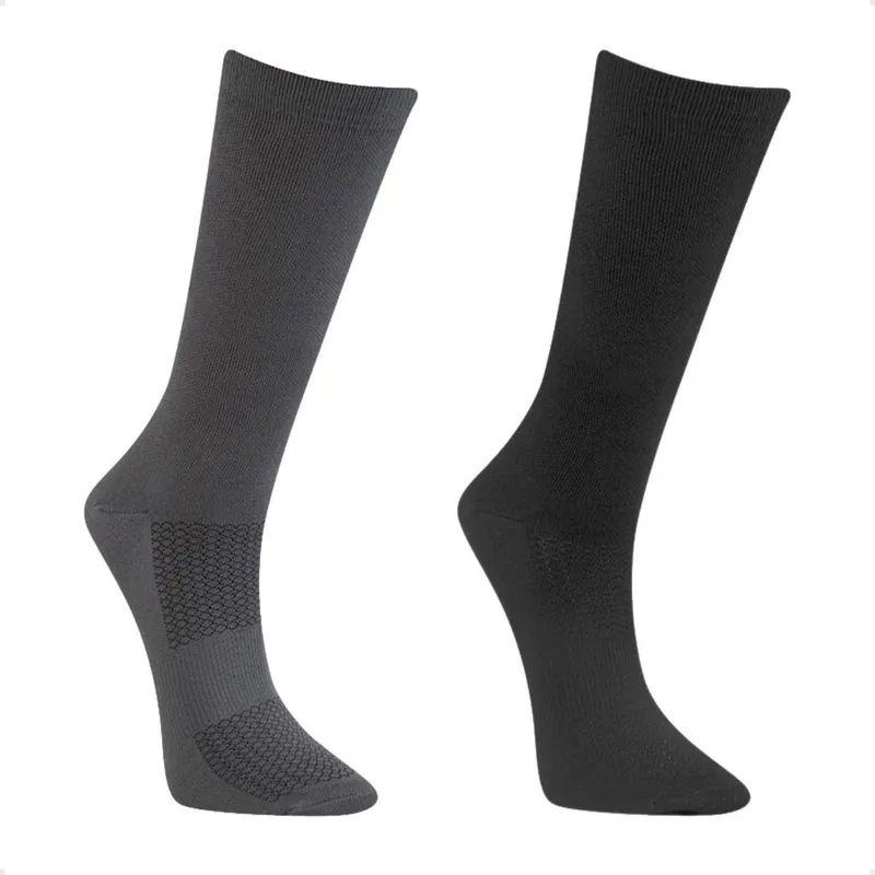 Kit 2 Pares Meia Performance Poliamida Cano Alto Esportiva