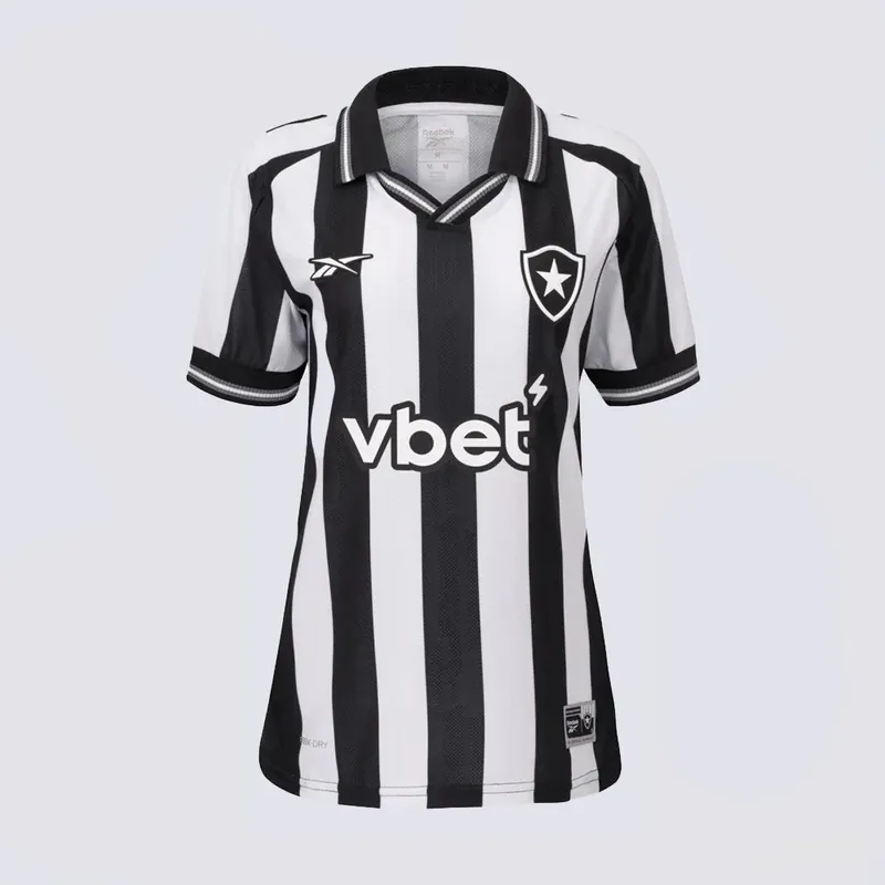 Camisa Reebok Botafogo I 2025 Feminina