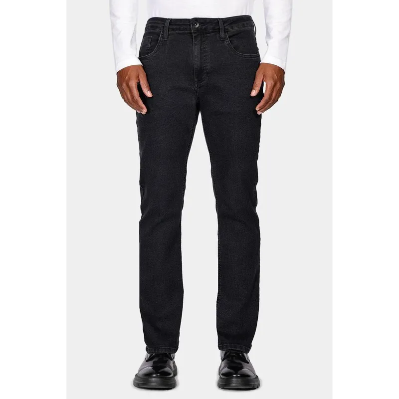 Calça Jeans Regular Black Preto