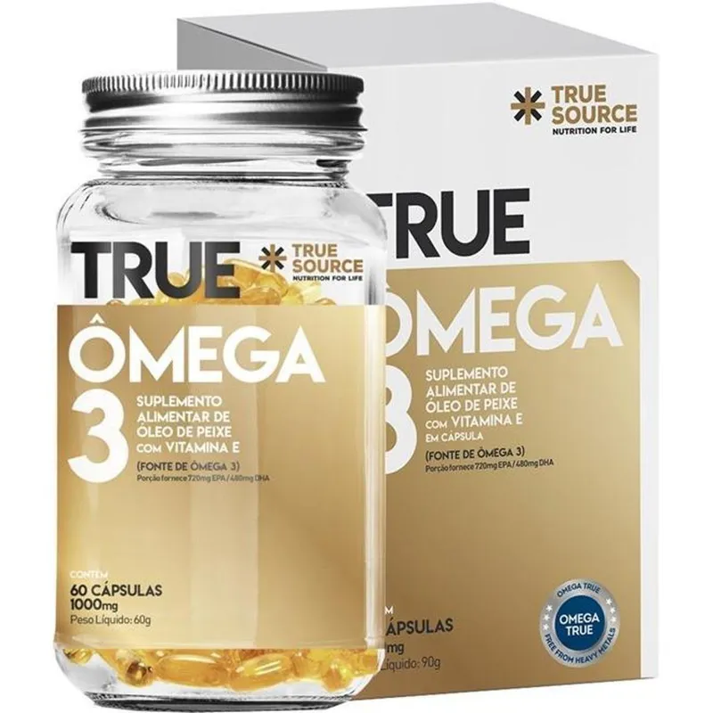 Ômega 3 + Vitamina E True Ômega 1000Mg (60Caps) - True Source
