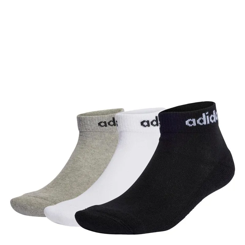 MEIA CANO MEDIO LINEAR 3P Adidas