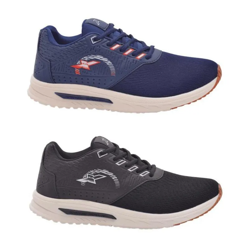 Kit 2 Pares Tênis Masculino Caminhada Corrida Esporte Dia a Dia Cadarço