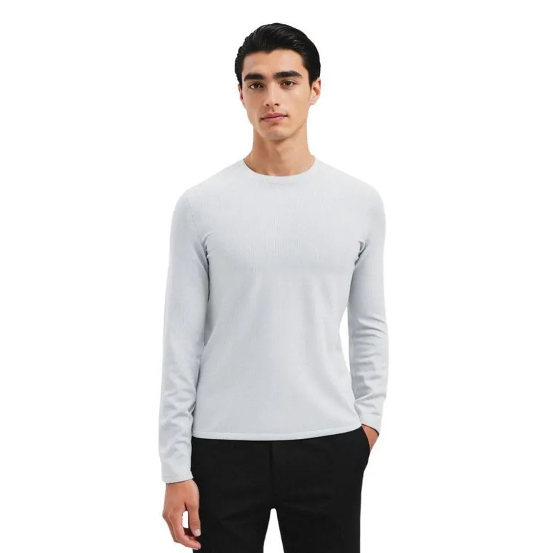 Camiseta Manga Longa Masculino Dry Lisa Proteção Solar Treino Praia Gênero:Homem;Tamanho:P;Cor: