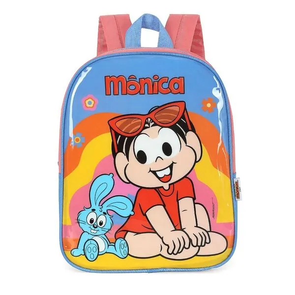 Mochila de Costas Luxcel Turma da Mônica Petit Azul Único