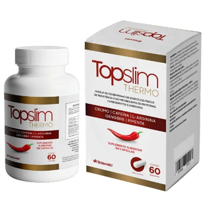 Topslim Thermo - 60 Cápsulas - Herbamed
