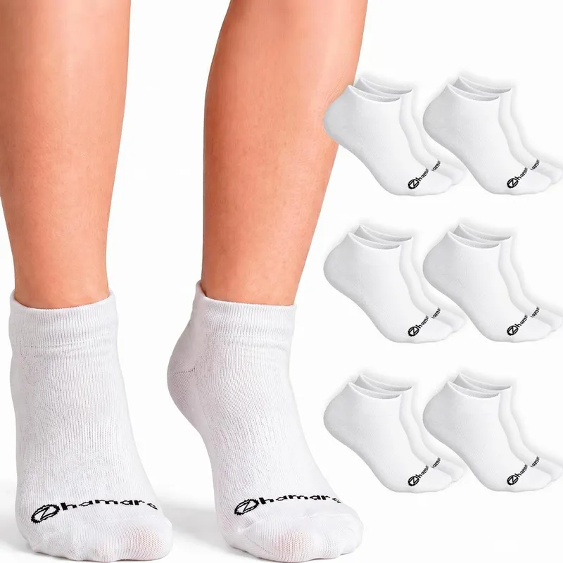 Kit 6 Pares Meias Zhamaro Infantil Cano Curto Algodão Meia Atoalhada Soquete Confortável Original