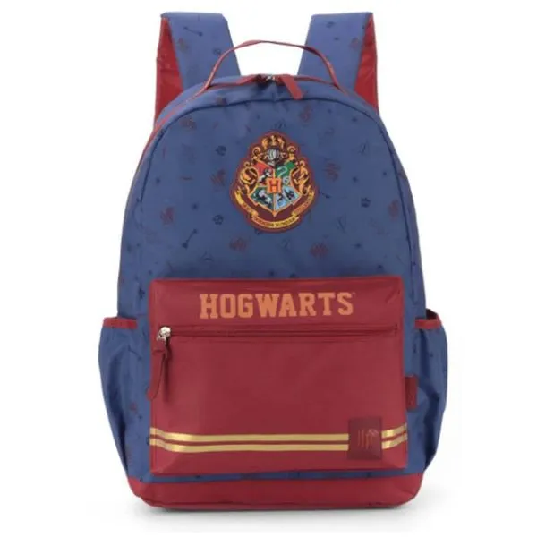 Mochila de Costa Juvenil Harry Potter Hogwarts Luxcel Vermelho