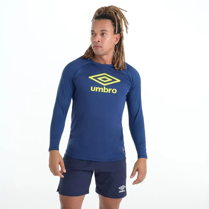 Camisa Umbro Futevôlei Graphic Manga Longa Masculina