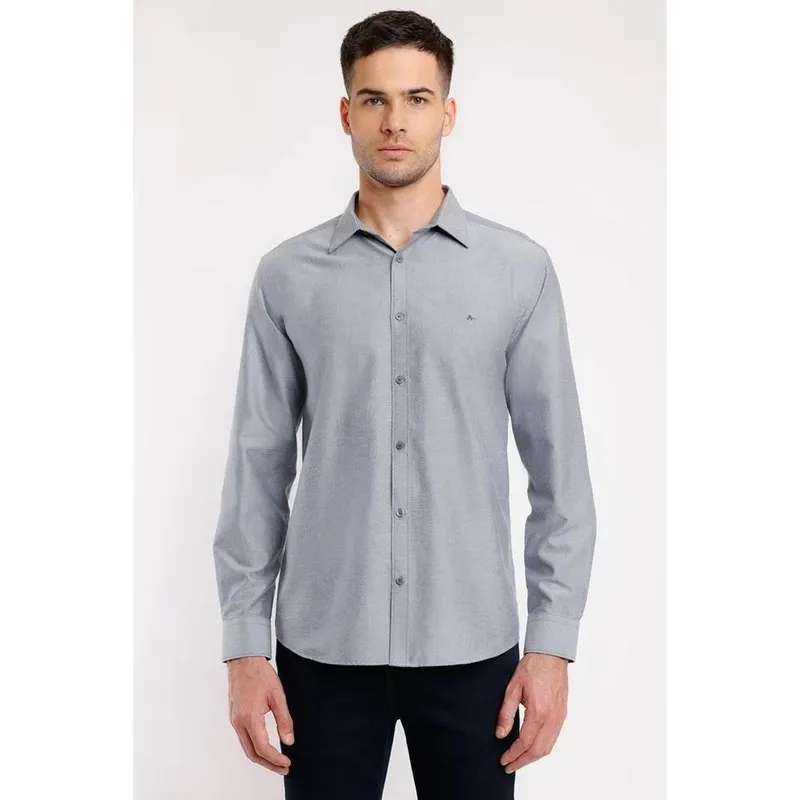 Camisa Aramis Regular Cosmo Oxfordine Marinho