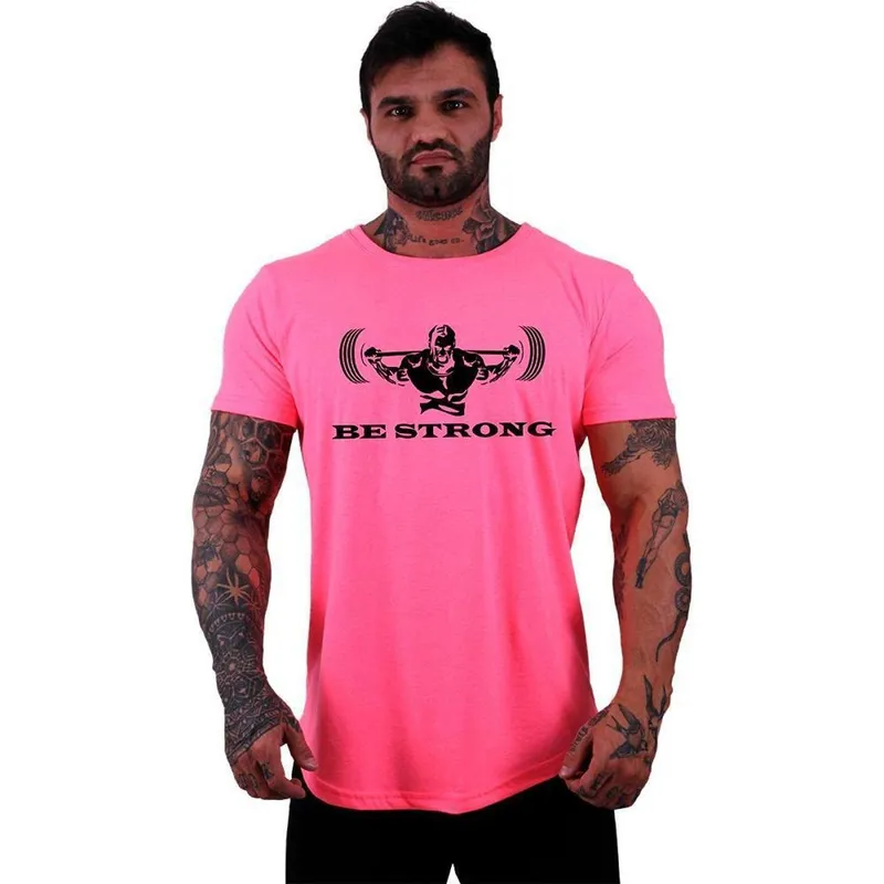 Camiseta Longline Manga Curta Alto Conceito Be Strong