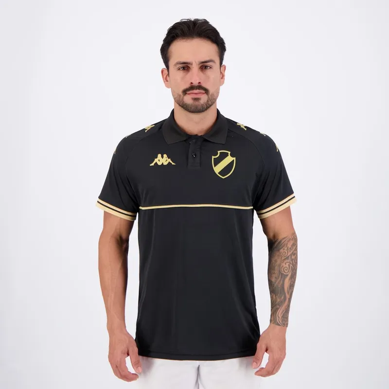 Polo Kappa Vasco Supporter Monochromatic