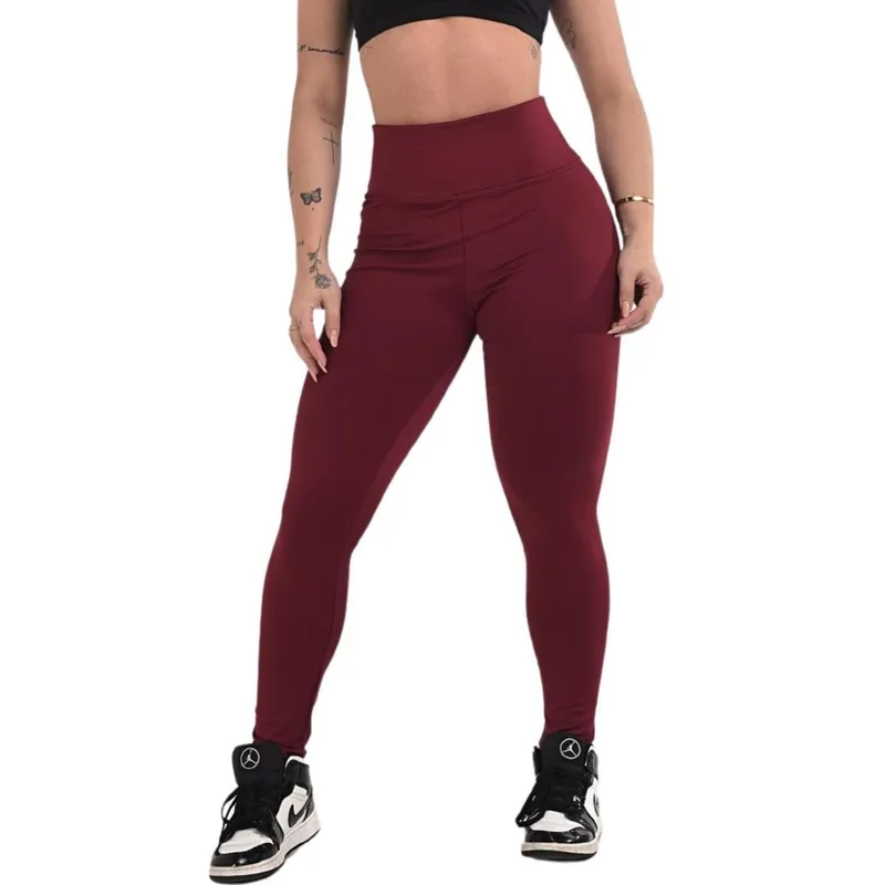 Calça Legging Feminina Grossa Reforçada Compressão Academia