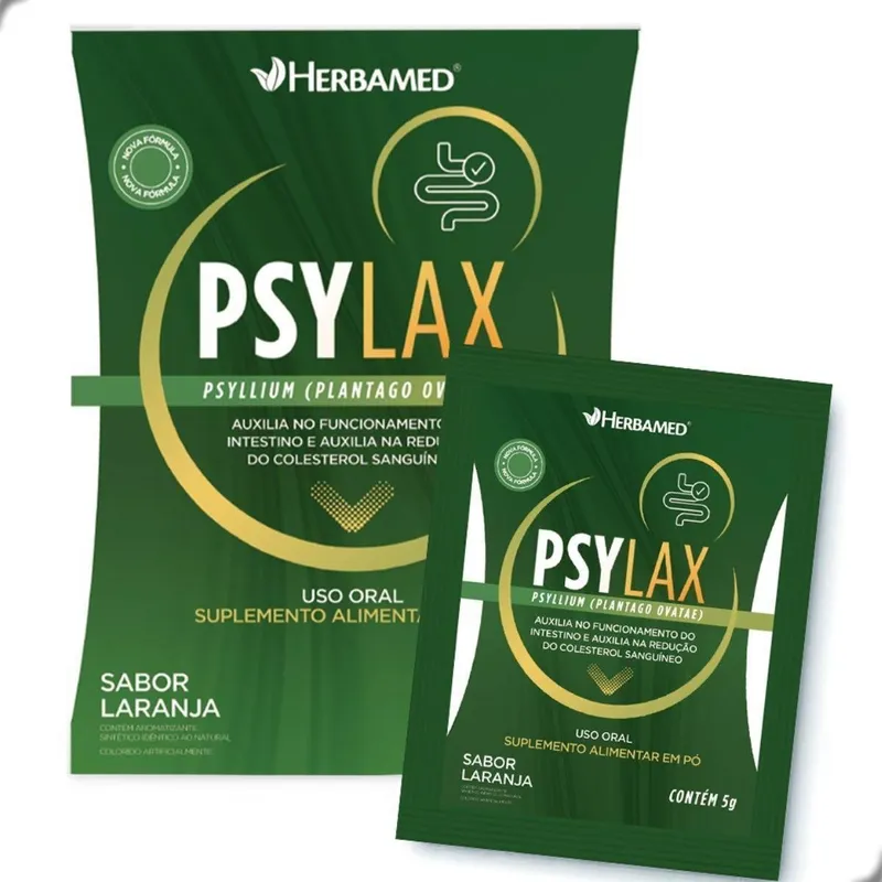 Psylax Psyllium Plantago Ovata 5g Box 10 Sache Herbamed