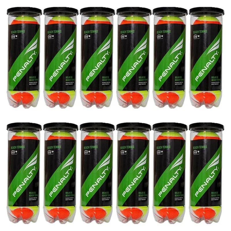 Kit 36 Bolas Penalty Beach Tennis XXII 12X3