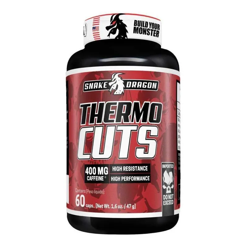 Thermo Cuts Snake Red 60 Cápsulas – Suplemento Termogênico