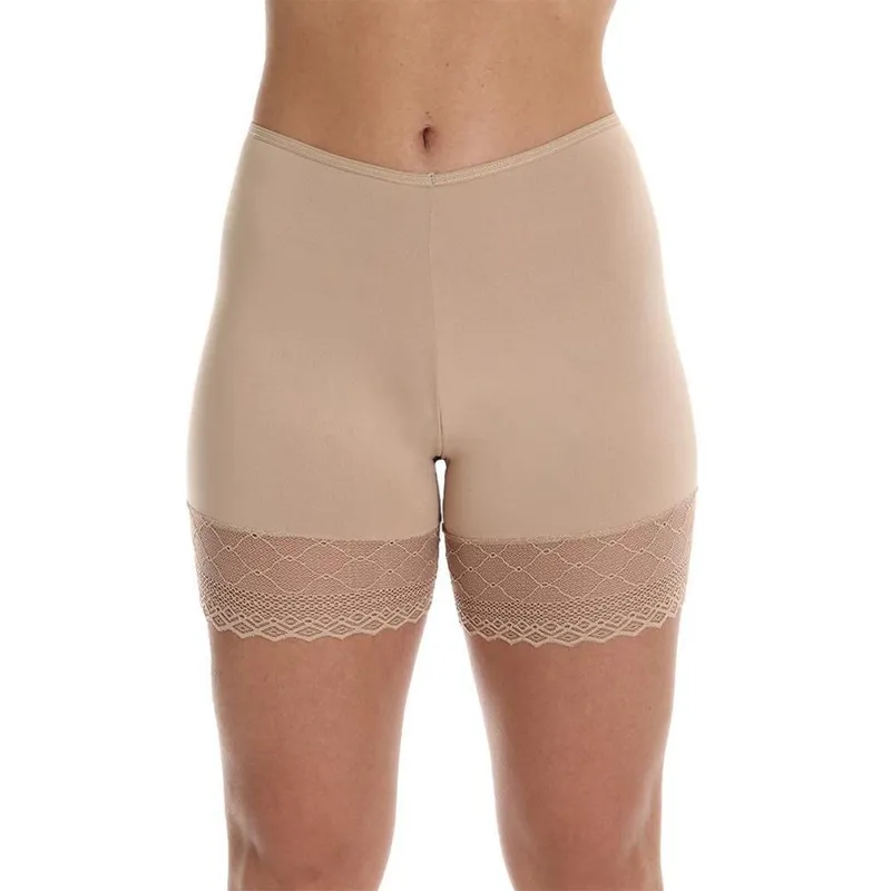 Short Íntimo Segunda pele Anágua Conforto Modelador Feminino Adulto