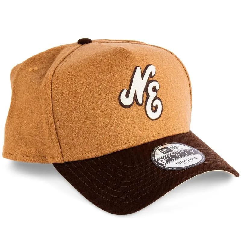 Boné New era 9FORTY A-Frame Branded Marrom Original