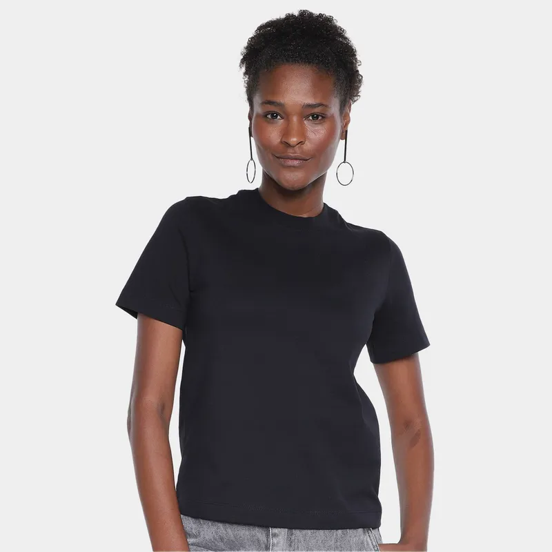 Camiseta Hering Super Cotton Manga Curta Feminina
