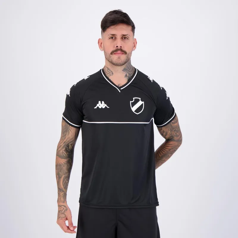 Camisa Kappa Vasco Supporter Monochromatic Masculina