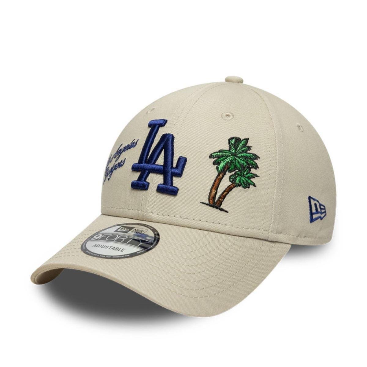 Bone New Era 9FORTY Los Angeles Dodgers Bege