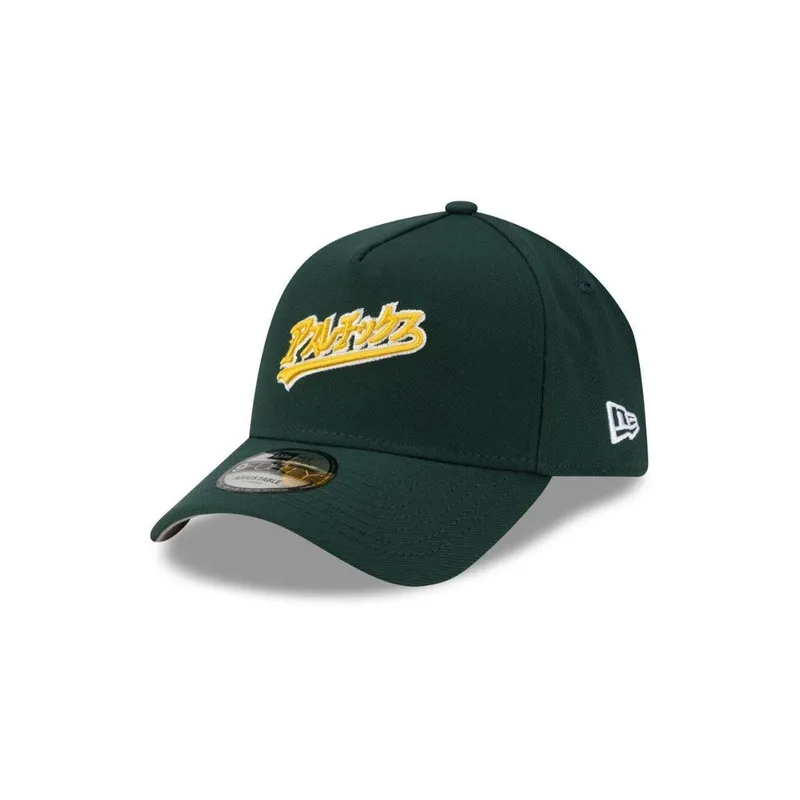 BONE NEW ERA 9FORTY A-FRAME OAKLAND ATHLETICS MLB HYPERFLY VERDE