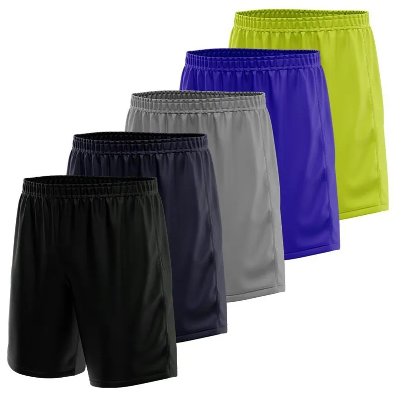Kit 5 Calção Short Futebol Basquete Vôlei Bermuda Dry Treino Academia