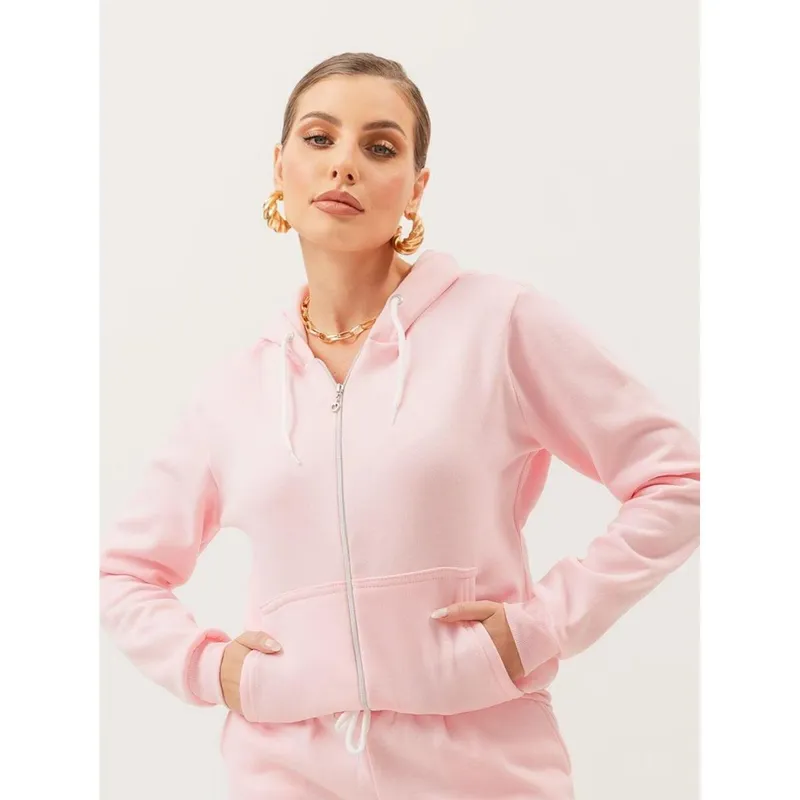Blusa de Frio Agasalho Abrigo Canguru Com Capuz Moletom