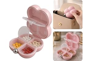 Porta Comprimido Portátil Caixa Organizadora Remédios Mini Case Bolsa Organizador Joias Anéis Brincos Compartimentos Compacto