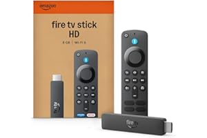 Amazon Fire TV Stick HD (modelo mais recente), Controle Remoto por Voz com Alexa, alimentado pela TV, com configuração simple