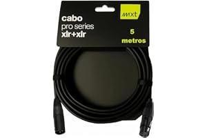 CABO PARA MICROFONE BALANCEADO 5 METROS PROFISSIONAL XLR/XLR