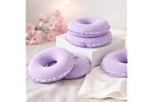 Kit 8 Rosquinhas de Amamentação 100% Algodão 4 Pares - 8 Unidades - Cor Lilás