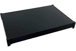Tampa Protetora para Cooktop 2 Bocas em Aço Inox Escovado ou Preto – Proteção de Bancada, Tampa para Fogão com Design Resiste