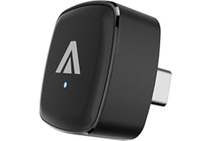 Adaptador automotivo D7C 2 em 1 sem fio CarPlay e Android, Mini Plug & Play USB-C para carro, converte conexão com fio de fáb