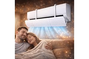 Defletor de Ar Condicionado Split Ajustável Universal 58-96cm Direcionador Evita Vento Direto