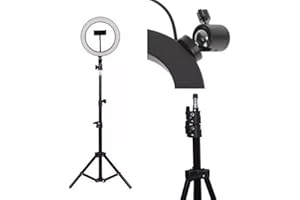 Kit Completo Ring Light Com Tripé Dimmer Youtuber Selfie Pro