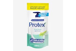 Protex Sabonete Líquido Antibacteriano Erva Doce Refil 500ml Para as Mãos