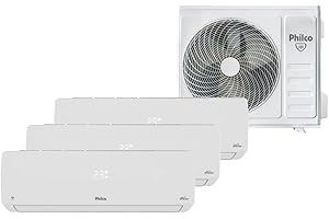 Ar Condicionado Tri Split Inverter Philco 27000 BTUs (2x9000+1x12000) Quente e Frio 220V PAC27QV