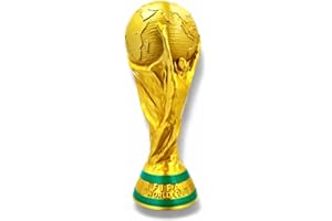 Taça Troféu da Copa do Mundo 2026 Dourada Réplica 20cm Troféu de Futebol Decoração