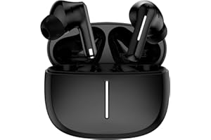 Fones de Ouvido Bluetooth 5.3 com ANC Cancelamento de Ruído, 42H Reprodução Sem Fio, IPX5 à Prova d’Água, Graves Profundos, E
