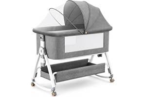 Berço Moisés CoSleeper Portátil Infantil Com Balanço Mosquiteiro Até 20kg Ajustável Multmaxx