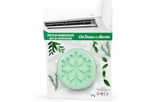 Pastilha Aromatizante Bactericida para Ar Condicionado Split 25g – Neutraliza Maus Odores, Ação Higienizadora e Aroma Contínu