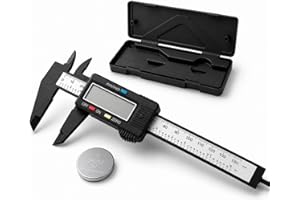 Paquimetro Digital Profissional 150mm LCD Alta Precisao Medidor Eletronico Aco Inox Com Estojo Medidas Milimetros mm e Polega