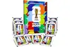 Álbum Copa do Mundo 2026 Capa Dura + 10 Pacotes de Figurinhas, Kit Colecionável Mundial de Futebol, Álbum Figurinhas Copa com