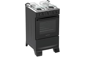 Fogão 4 Bocas Atlas Coliseum Plus Mesa de Inox A Gás Manual
