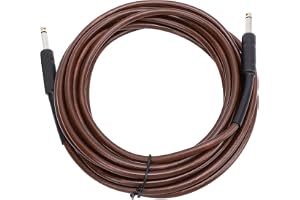 AMONIDA Cabo de Guitarra Elétrica Cabo Flexível de Redução de Ruído para Amplificador de Baixo Teclado Entusiastas de Música