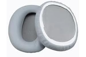 Almofada de Espuma compatível com Edifier W820BT, W828NB Earpad de Reposição para Fones de Ouvido (Cinza)
