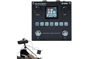 VEDO M-VAVE Pedal Processador Multiefeitos Para Guitarra BLACKBOX, com Mais de 80 Efeitos Embutidos, APP Conexão, Modelagem d