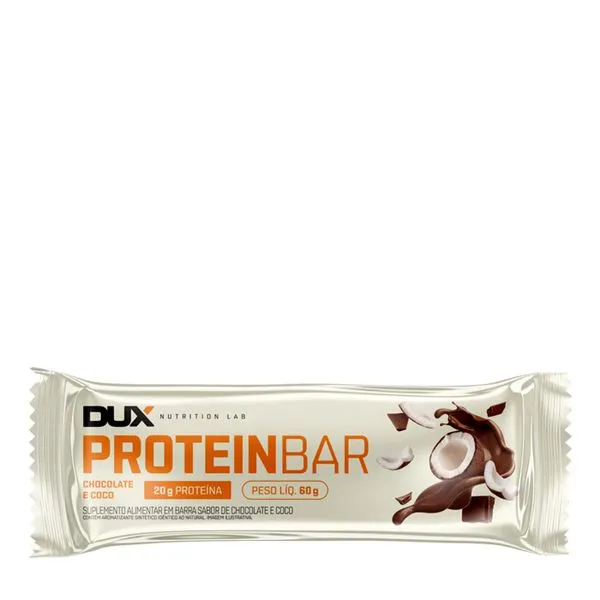 Barra De Proteína Dux Nutrition Lab Chocolate e Coco 60g