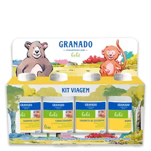 Kit Granado Bebê Suave Shampoo + Condicionador + Sabonete + Hidratante 60ml Cada